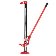 Gato Agrícola de 112 cm com Trinquete de Carga 3000 kg para Elevação de Automóveis - Vermelho