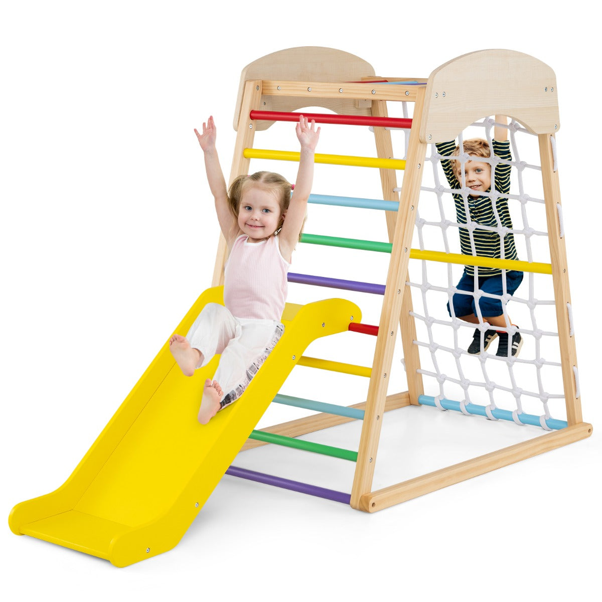 Parque Infantil 6 em 1 – Madeira – Multicolorido