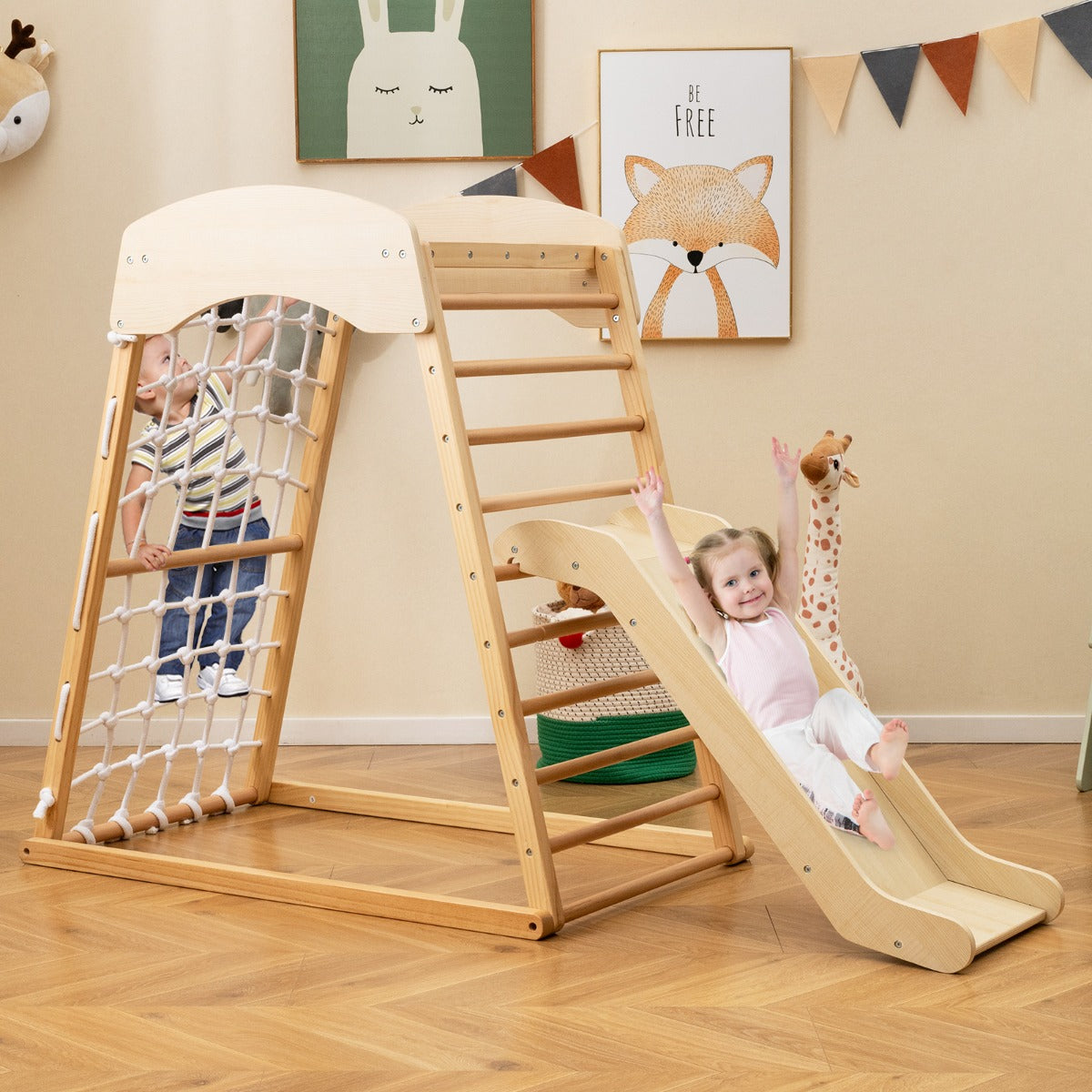 Parque Infantil de Madeira – 6 em 1 – Natural