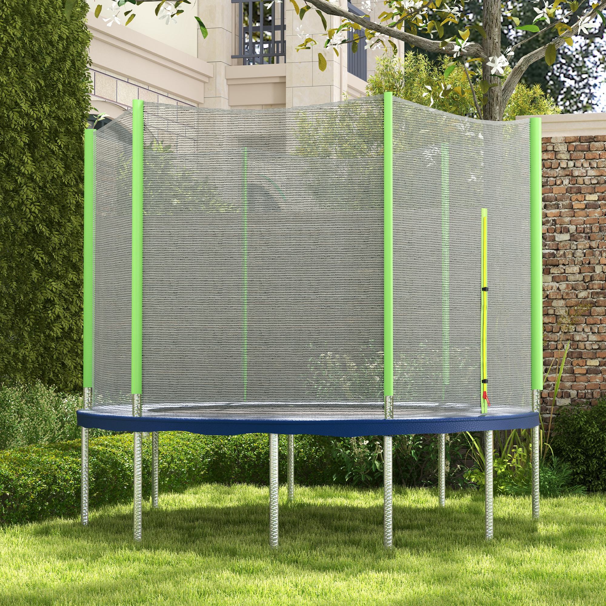 Rede de Segurança para Trampolim Ø305x180 cm Verde