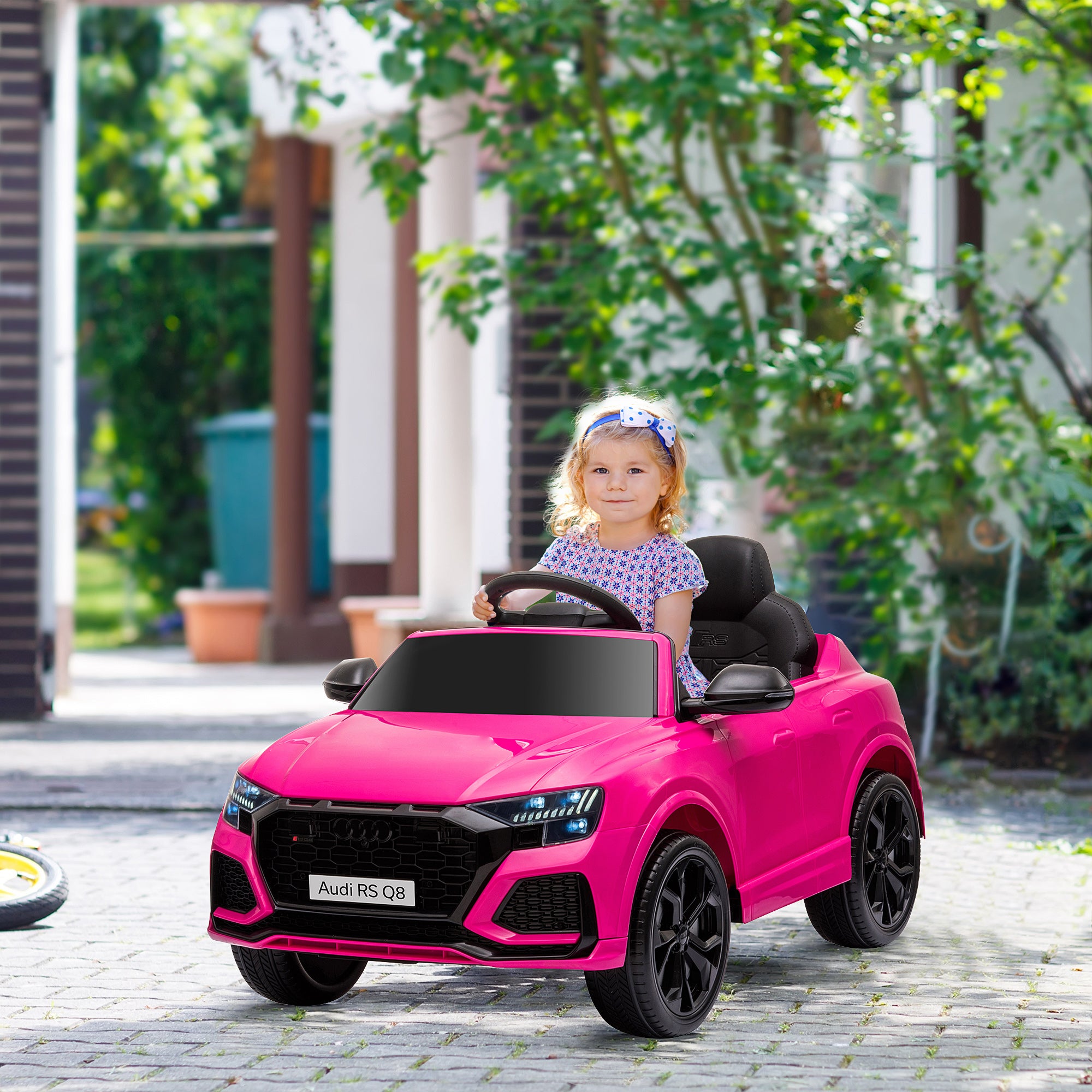 Carro Elétrico Infantil Licença Audi RS Q8 101x62x51cm - Rosa