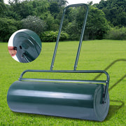 Roda para Relva 63L em Aço com Forma de U Ideal para Ter Relva Lisa e Plana Verde 114 x 90 x 30 cm