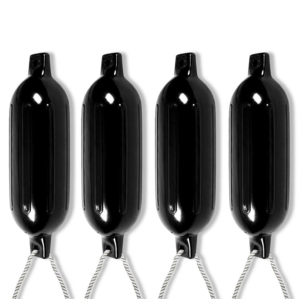 Conjunto de 4 Guardabarros de PVC para Barcos 51x14cm Proteção Marítima