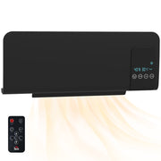 Aquecedor Elétrico de Parede 1000W/2000W Preto 54,5x12x21,5 cm