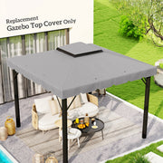 Toldo de Substituição para Pérgola 300x300 cm - Cinza Claro - Poliéster