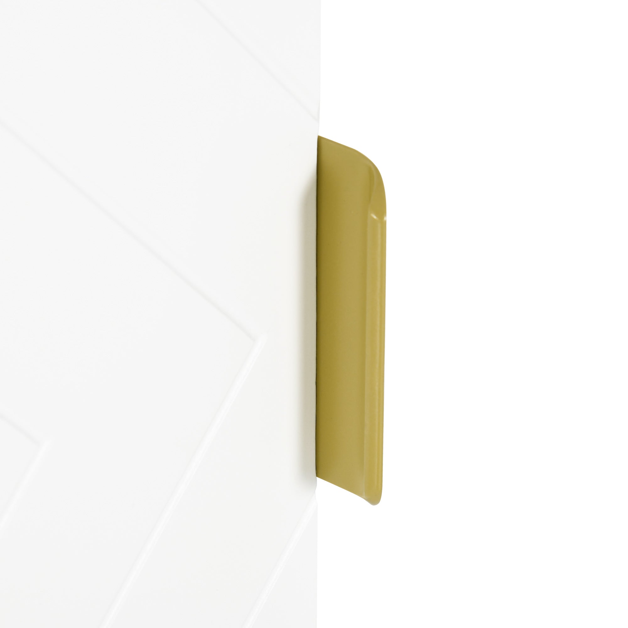 Armário de Parede Moderno Branco 40x15x60 cm - Prateleiras Ajustáveis