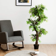 Planta Artificial Árvore Verde de 160cm para Decoração Interior em Casa ou Escritório 160 x 19 x 19 cm