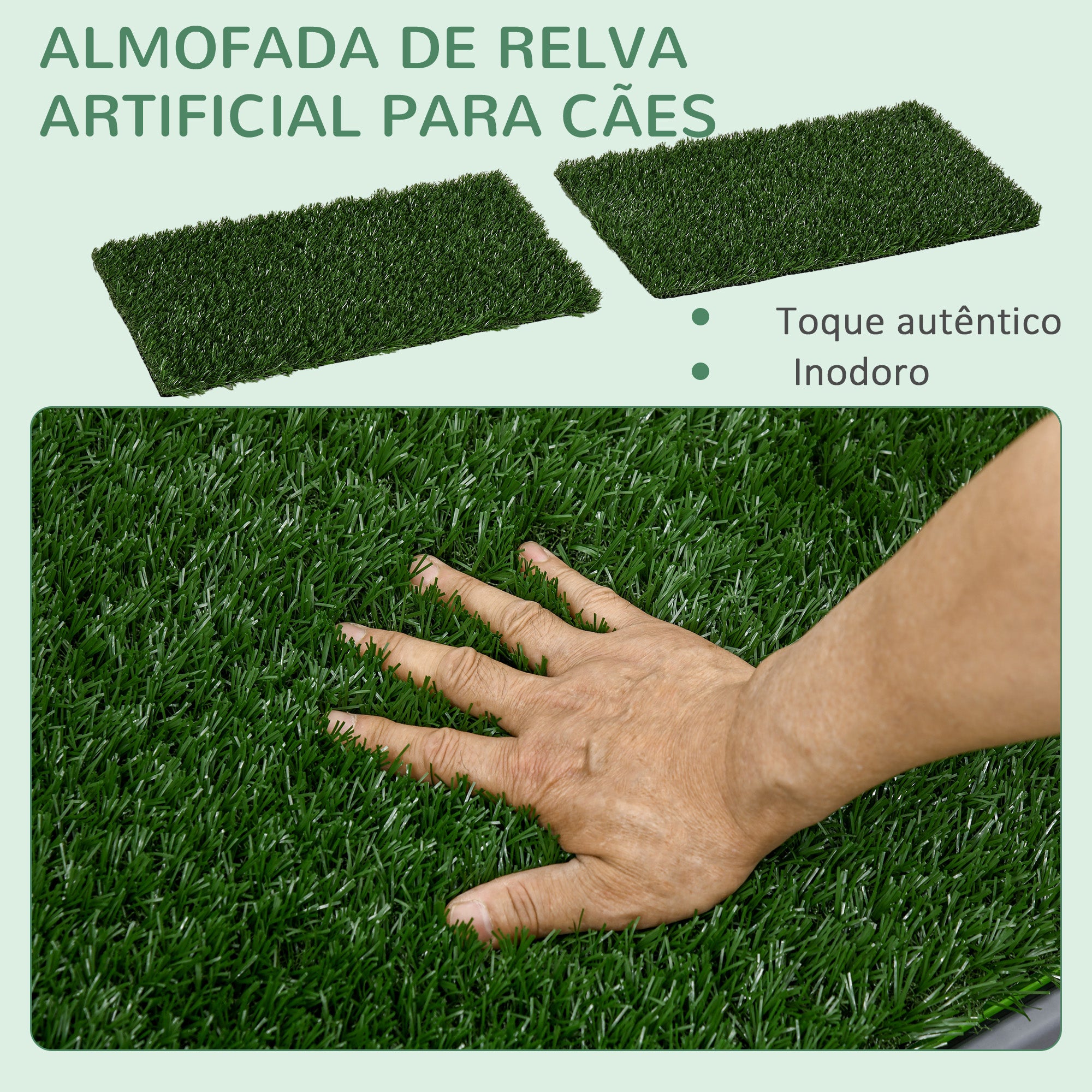 Resguardo de Treino para Cães 67x41x3,5 cm - Verde