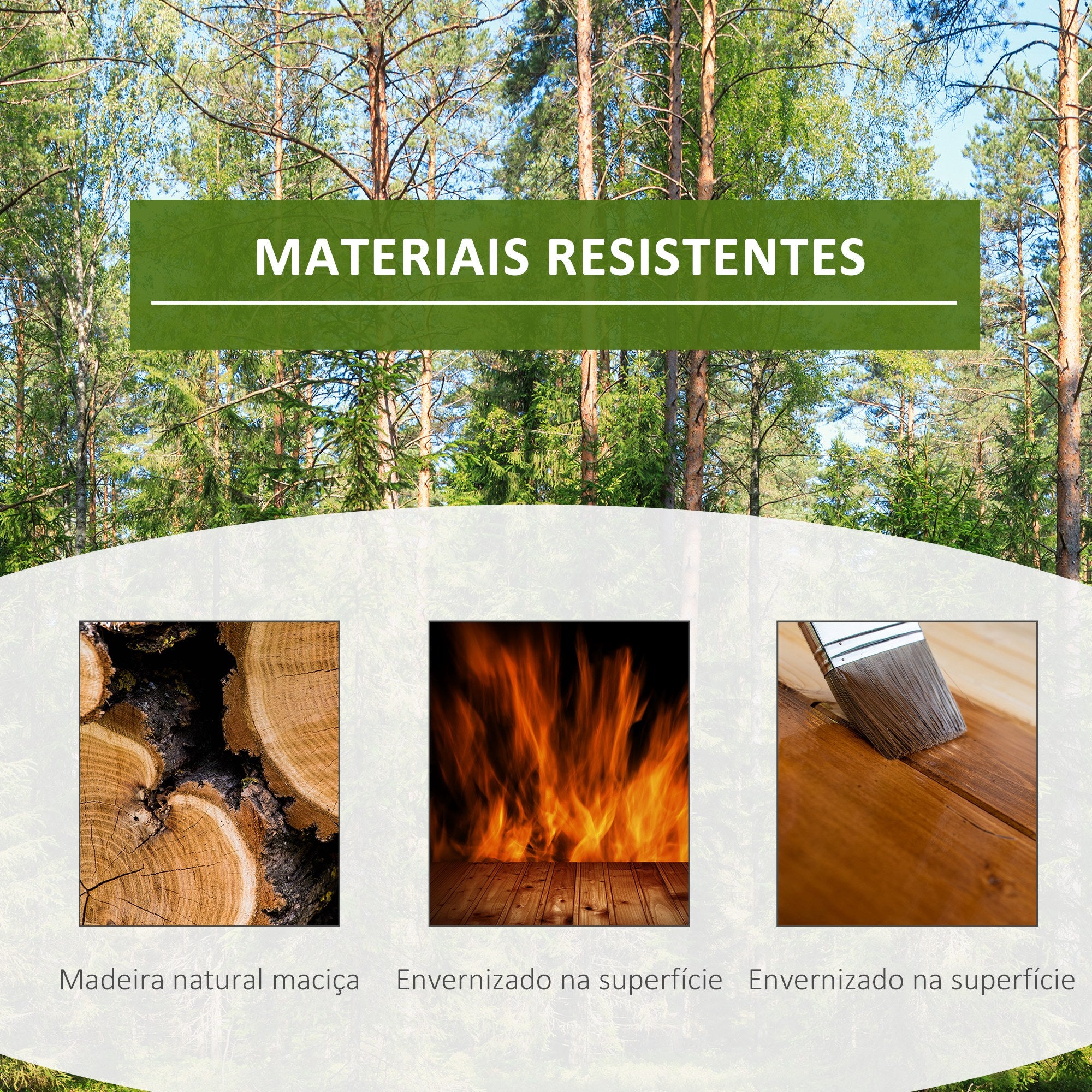 Suporte para Plantas – 98x28x95 cm – Madeira carbonizada