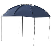Toldo para Carro Azul Marrinho 290x278x230-260 cm - Abrigo Ajustável para Campismo