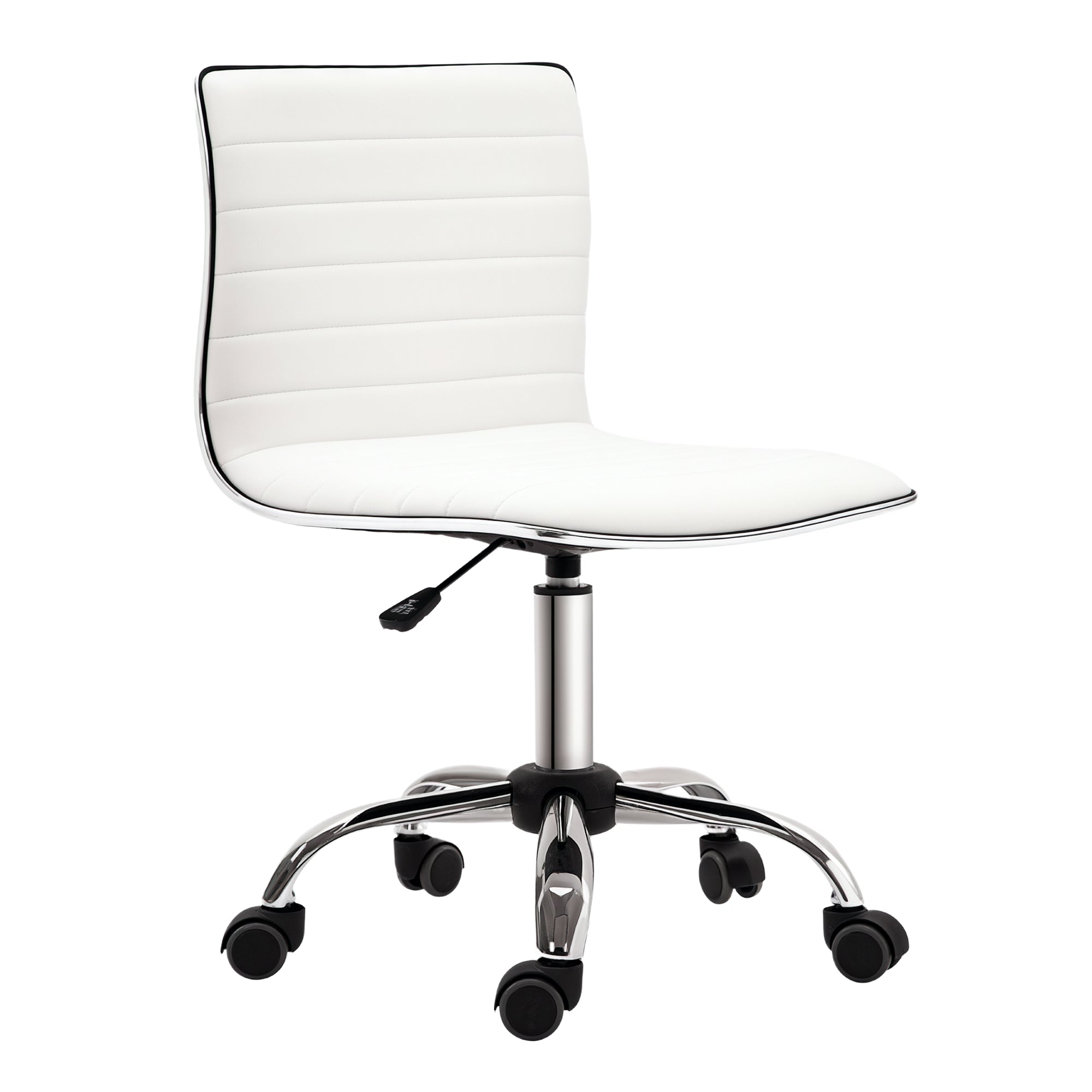 Cadeira de Escritório Branca 48x52x78-90 cm - Conforto e Elegância