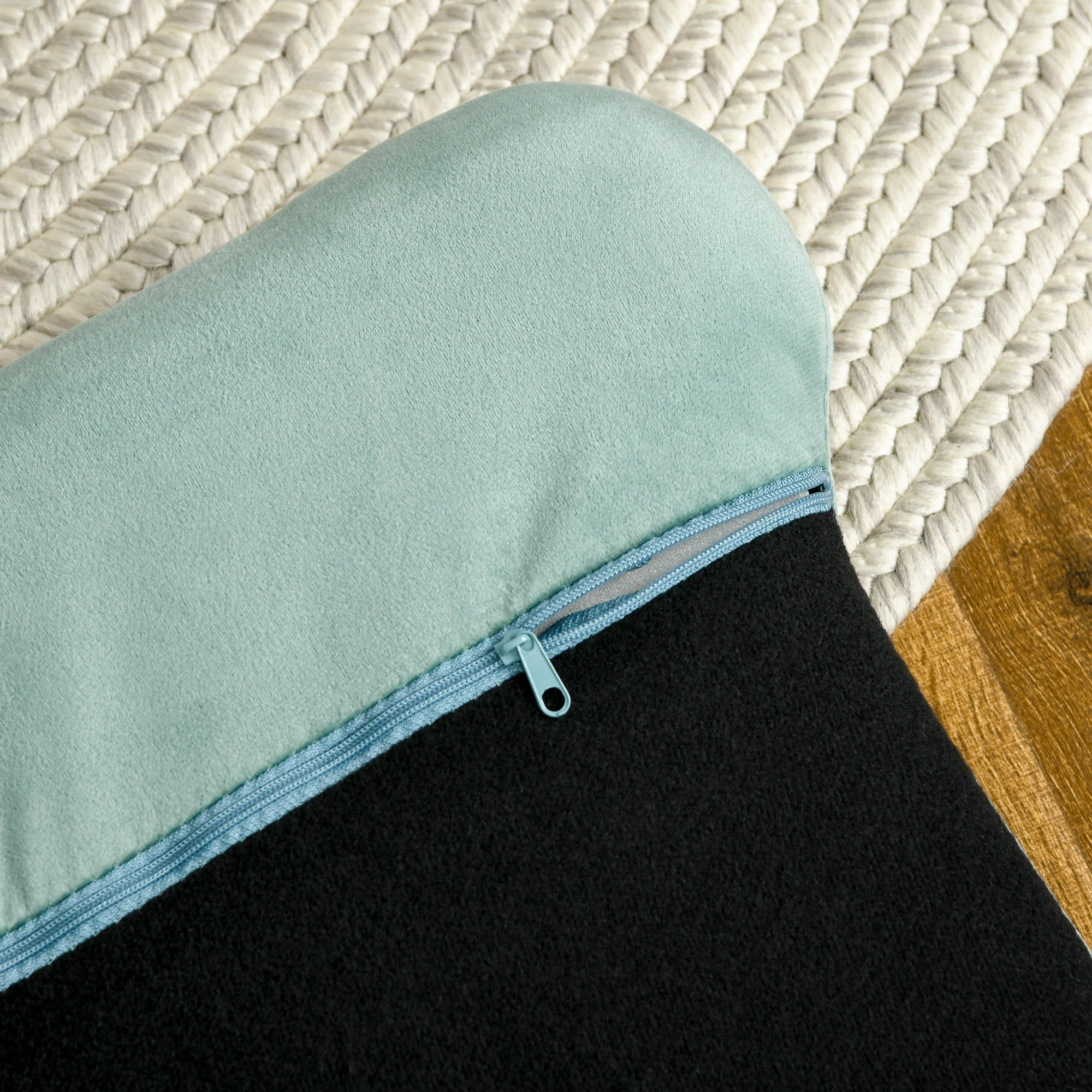Sofá Cama para Cães Médios 98,5x60,5x35,5 cm Verde Azulado
