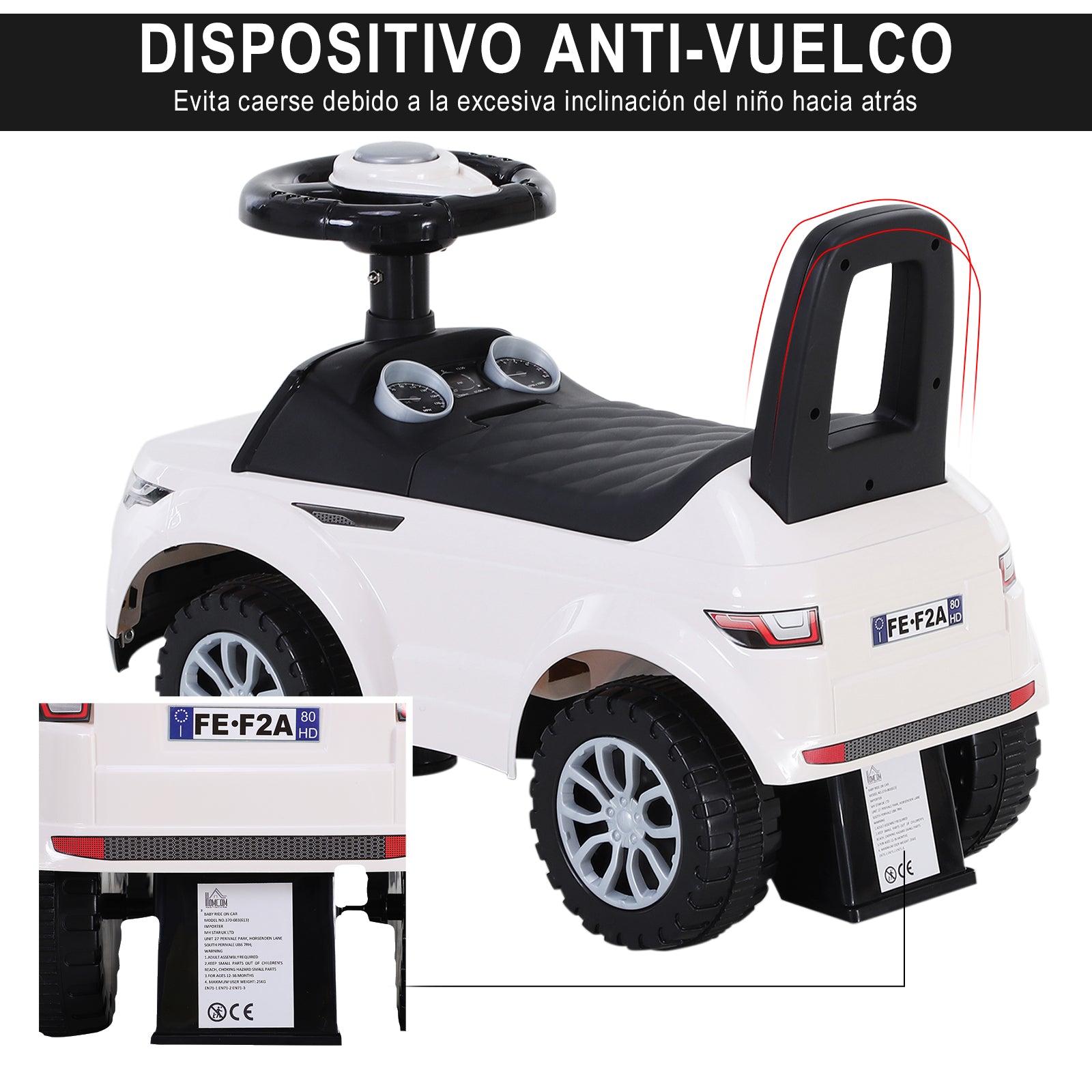 Andarilho Infantil 62x28x41,5cm Branco