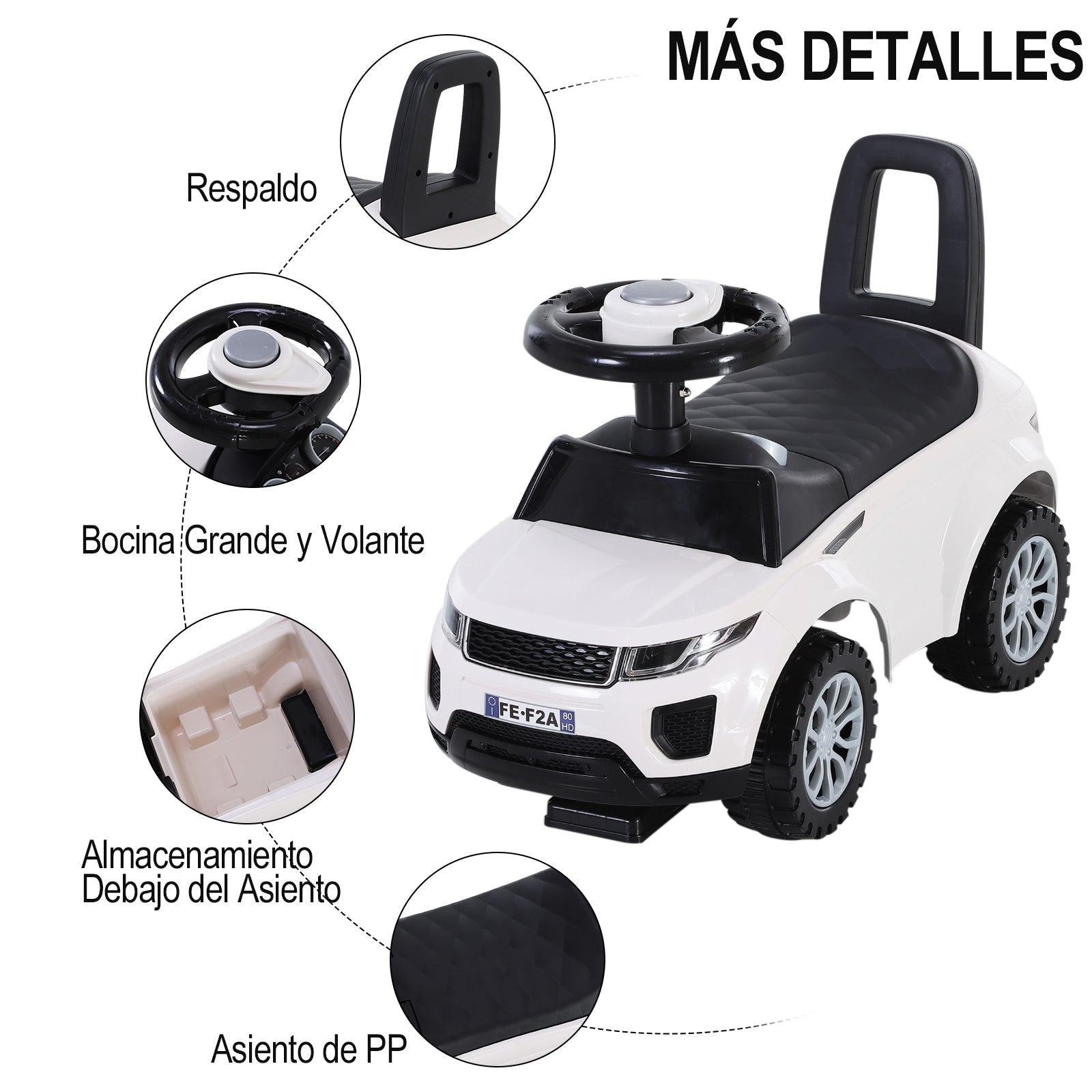 Andarilho Infantil 62x28x41,5cm Branco