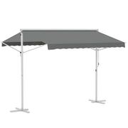Toldo de Pé 300x295x255 cm Cinzento para Jardim Terraço Pátio