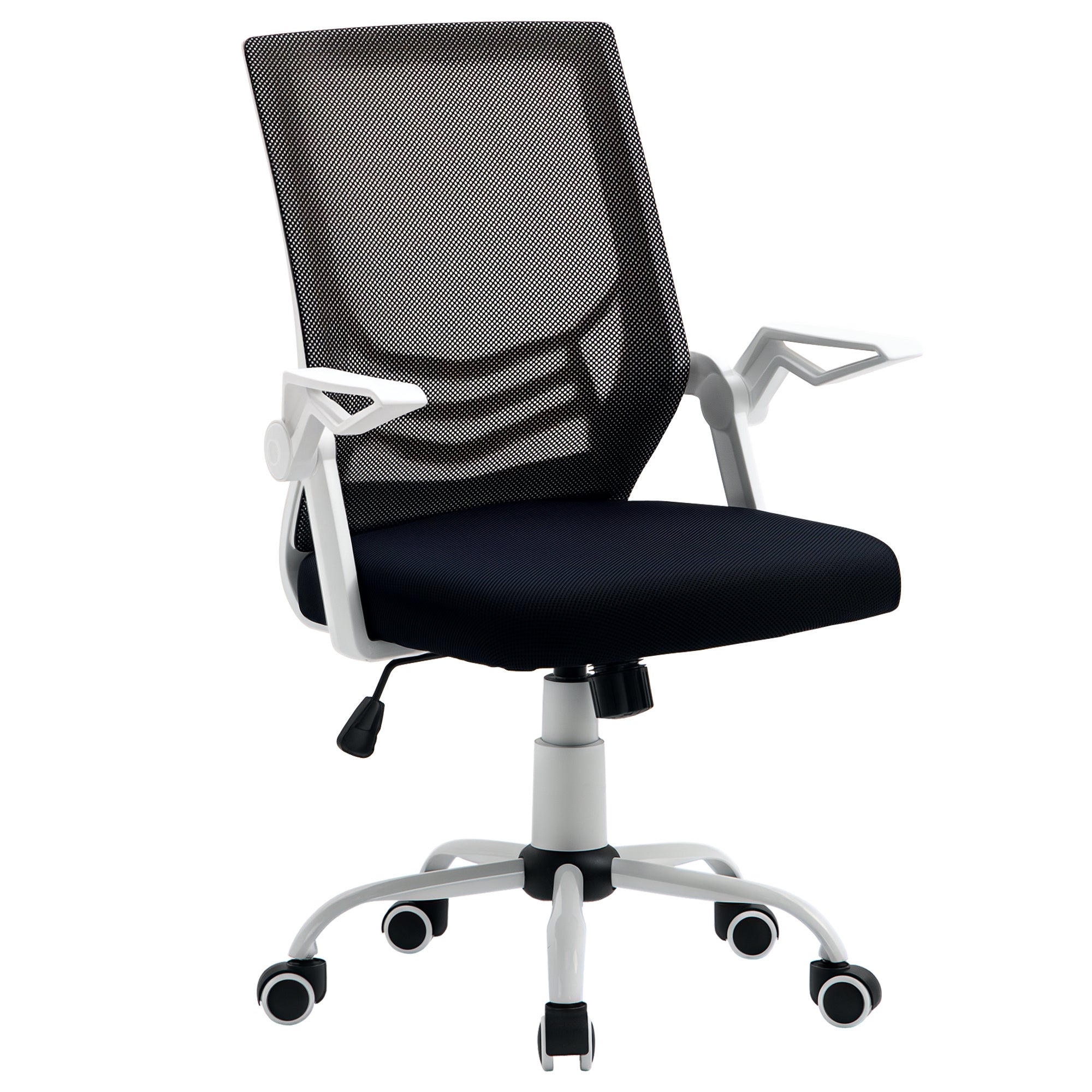 Cadeira de Escritório Ergonômica Preto 62.5x55x104cm