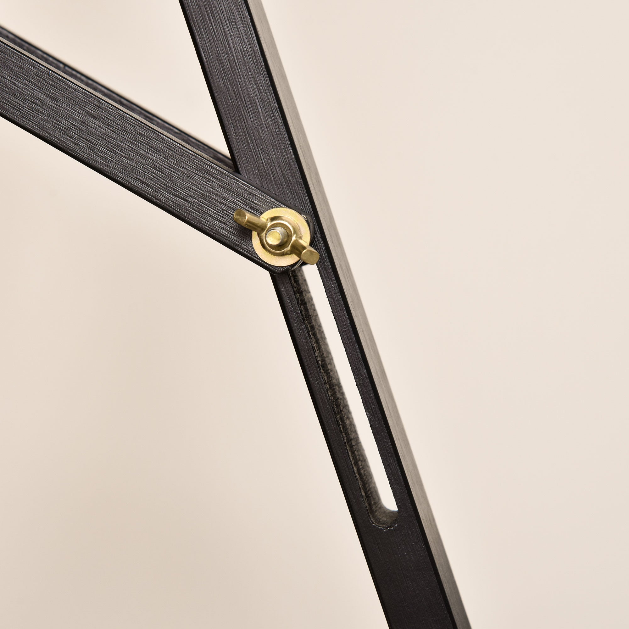 Cavalete de Pintura de Madeira Inclinável 90° Preto 51.5x71.5x134.5cm