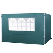 Paredes Laterais para Tenda 300x200 cm Verde Escuro