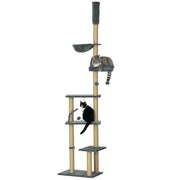 Arranhador para Gatos Cinzento de 230-250 cm