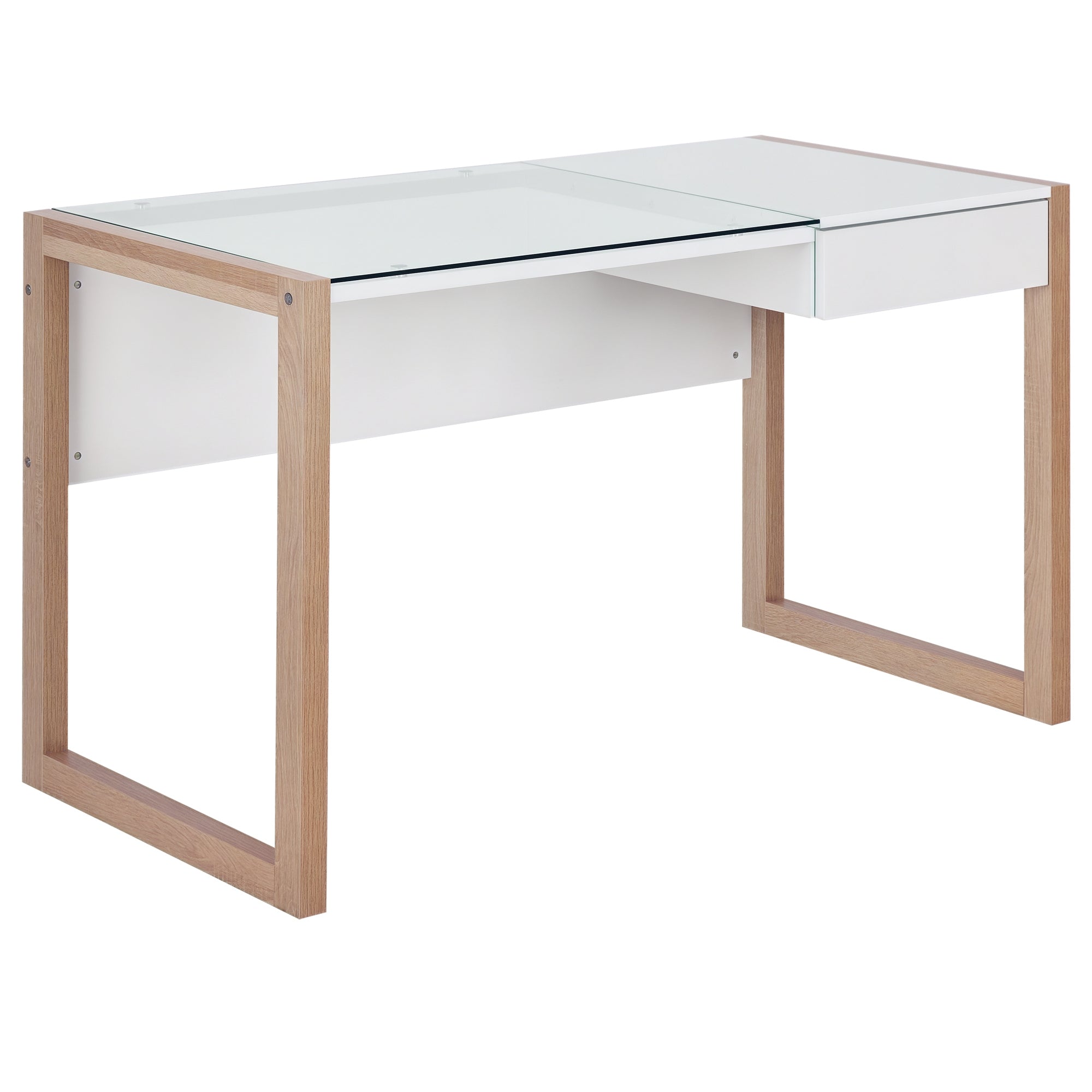 Secretária de Escritório Design Moderno 120x60x75 cm Branco