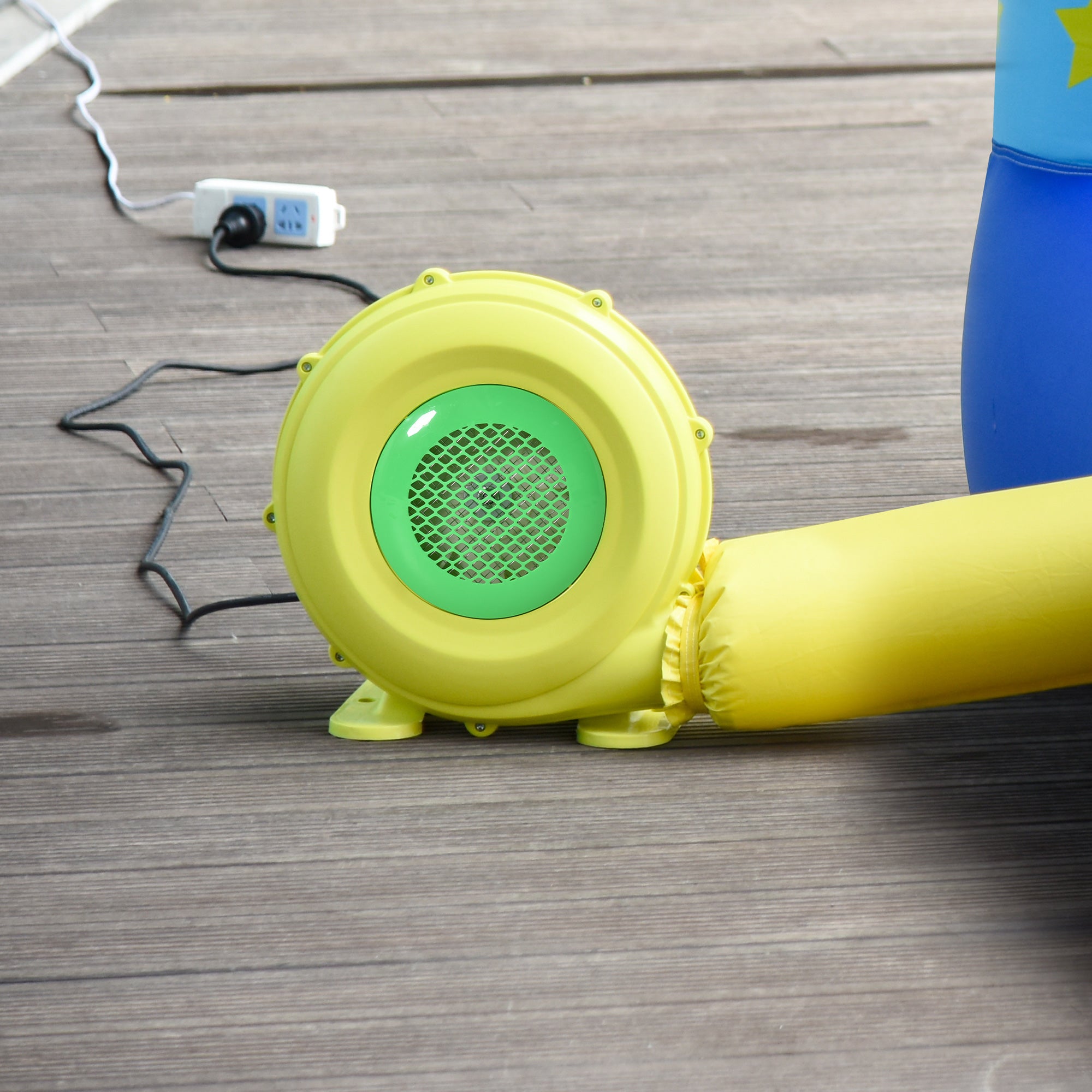 Insuflador Elétrico Verde e Amarelo 35x26x33.5 cm