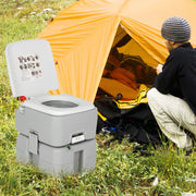 Sanita Portátil – 41,5 x 34,5 x 42 cm – Cinzento