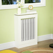 Cobertura de Radiador Moderna em MDF – 60x18x84 cm – Branco