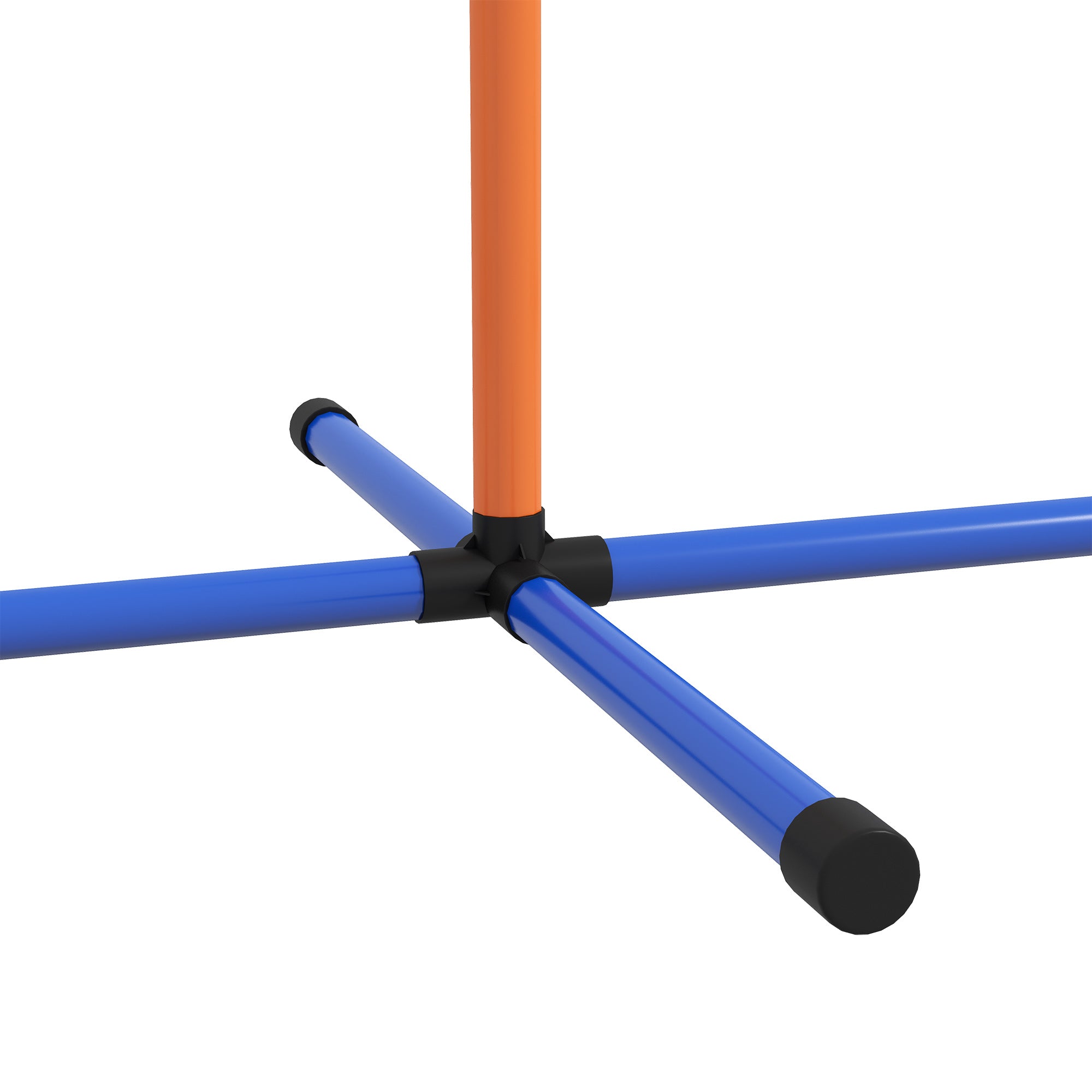 Conjunto de Treino de Agilidade para Cães – 73x66x92 cm – Laranja e Azul