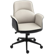 Cadeira de Escritório com Altura Ajustável 66x65x93-103 cm Bege