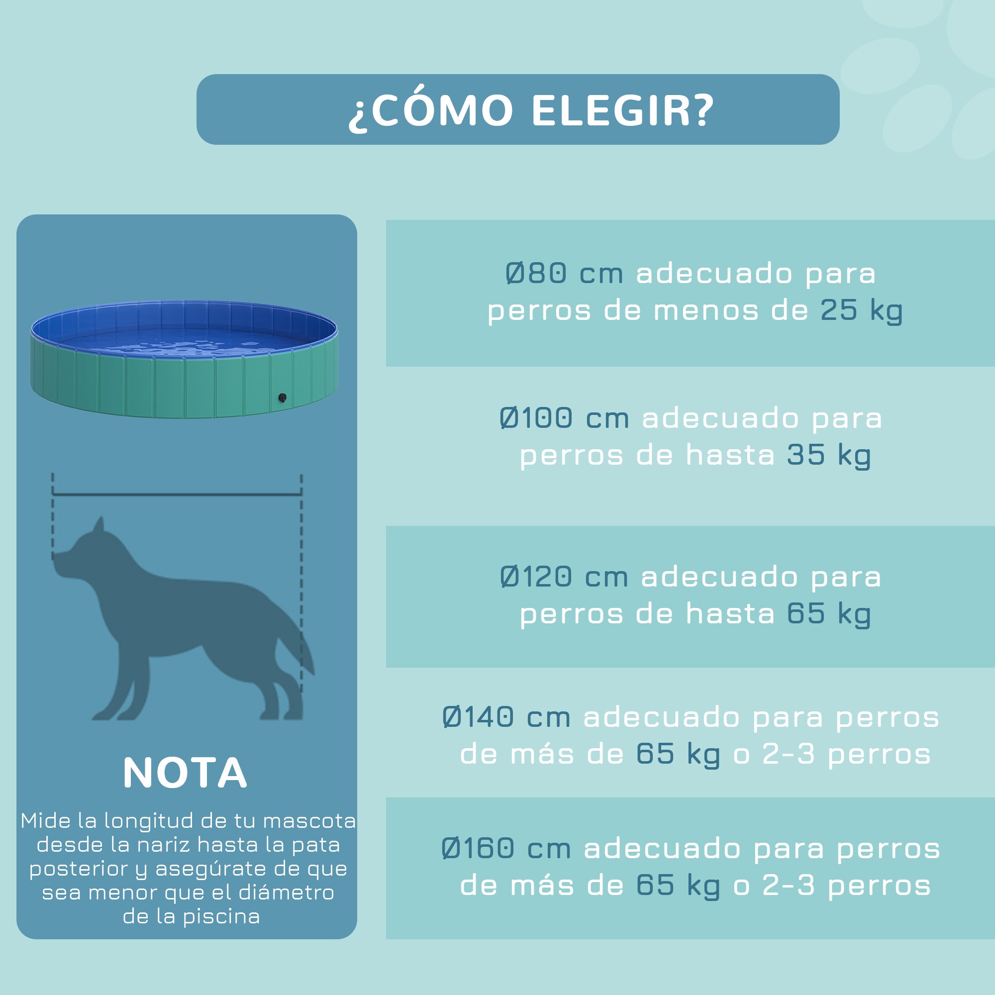 Piscina Dobrável para Cães PVC Azul Ø160x30cm