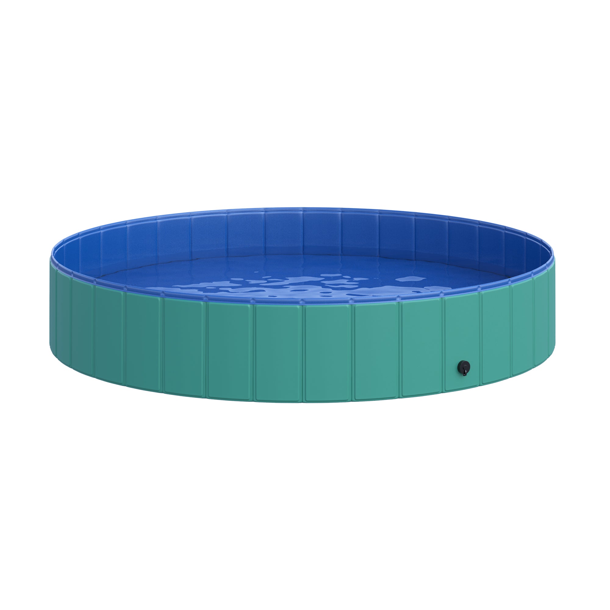 Piscina Dobrável para Cães PVC Azul Ø160x30cm