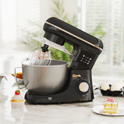 Batedeira – 4,5L – Preto – Aço inoxidável, plástico e alumínio