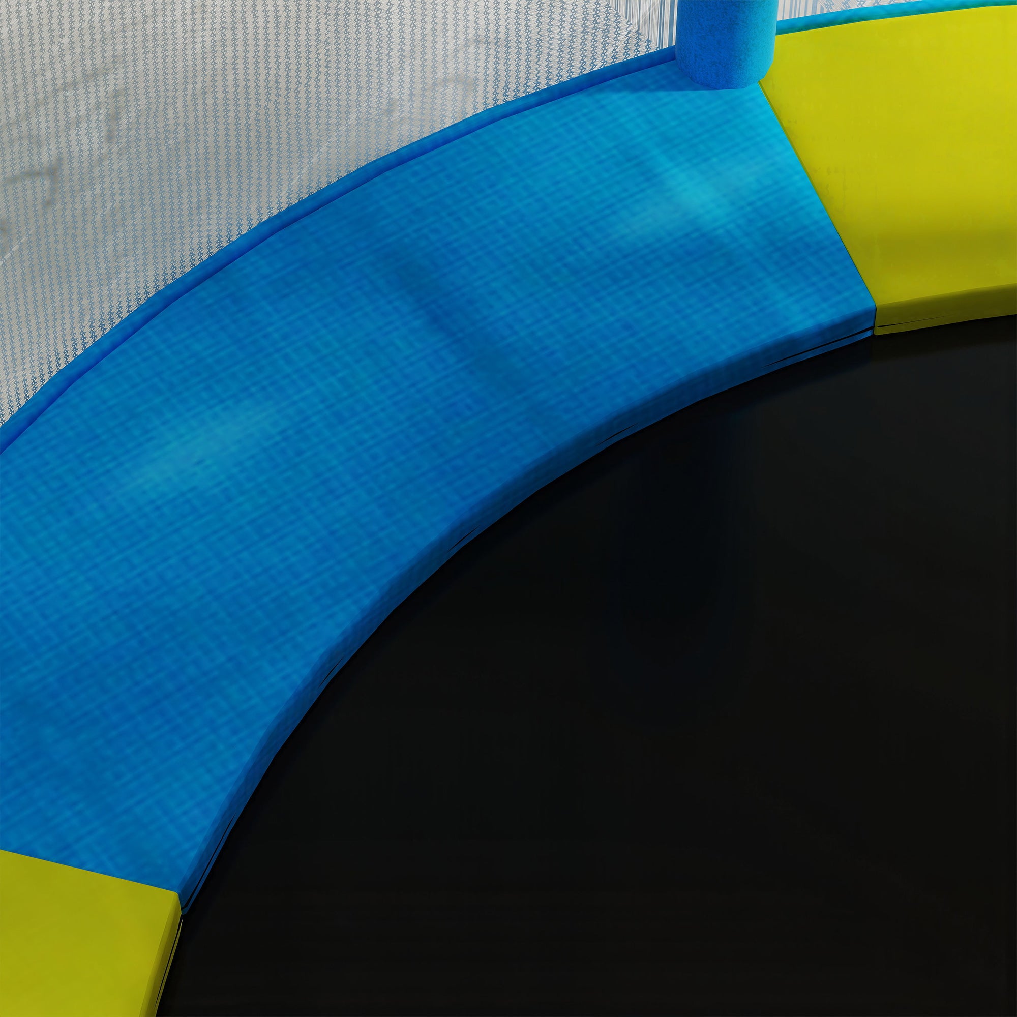 Trampolim Infantil Multicor Ø140x190 cm para Crianças de 3-6 Anos