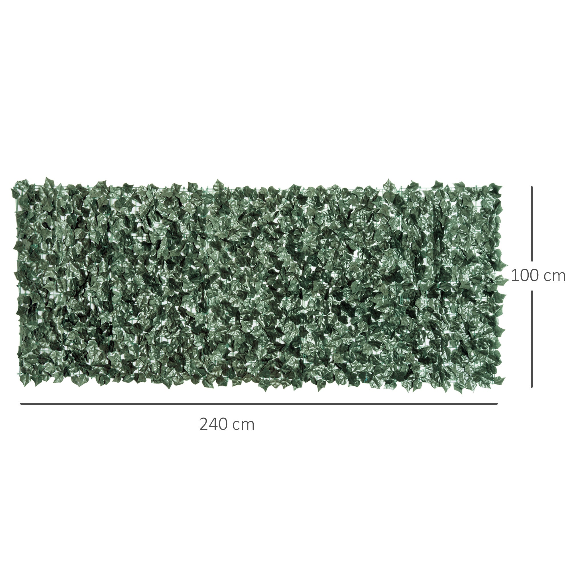 Vedação Artificial em Rolo 240x100 cm - Cor Verde