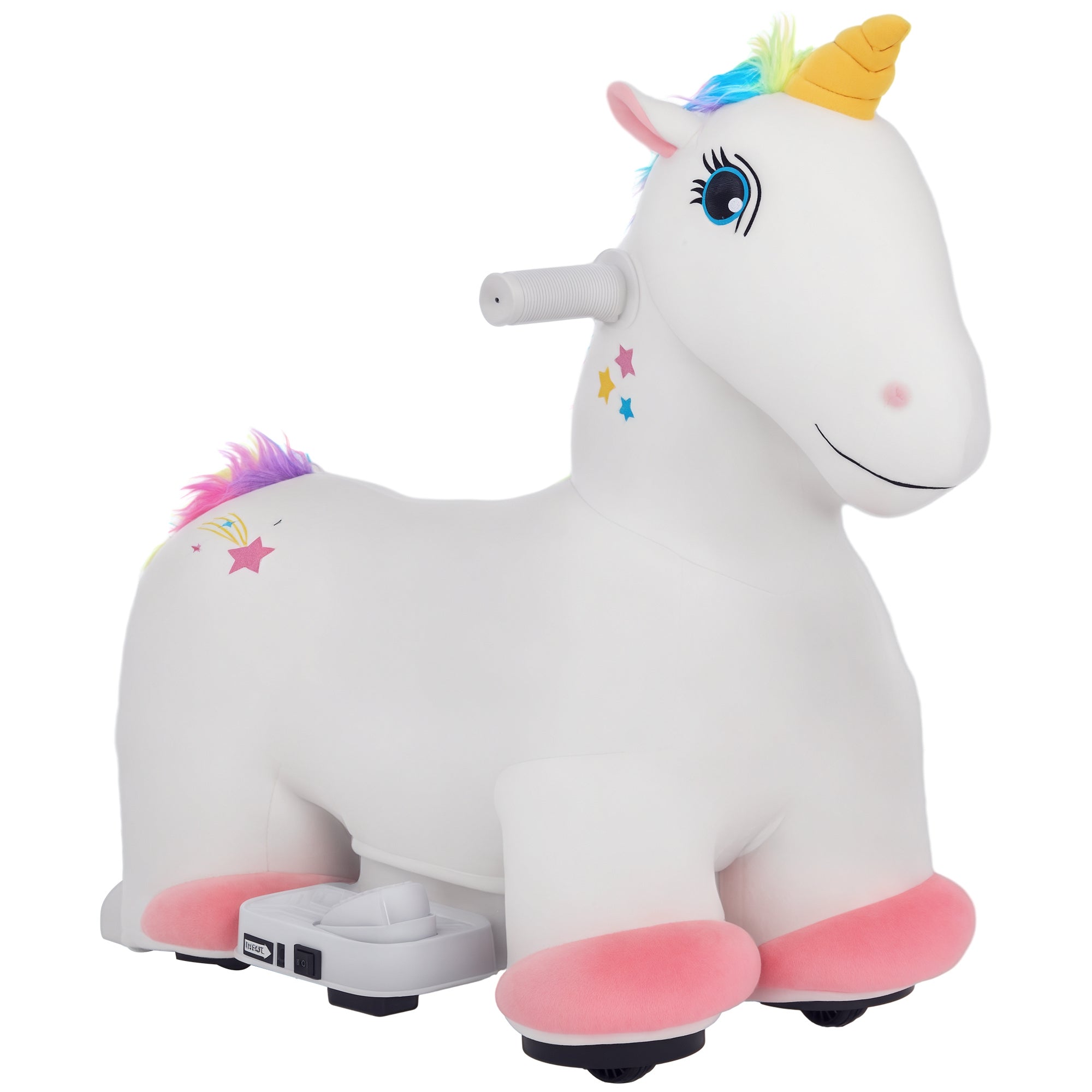 Unicórnio Infantil Elétrico 69x34x53 cm Multicor
