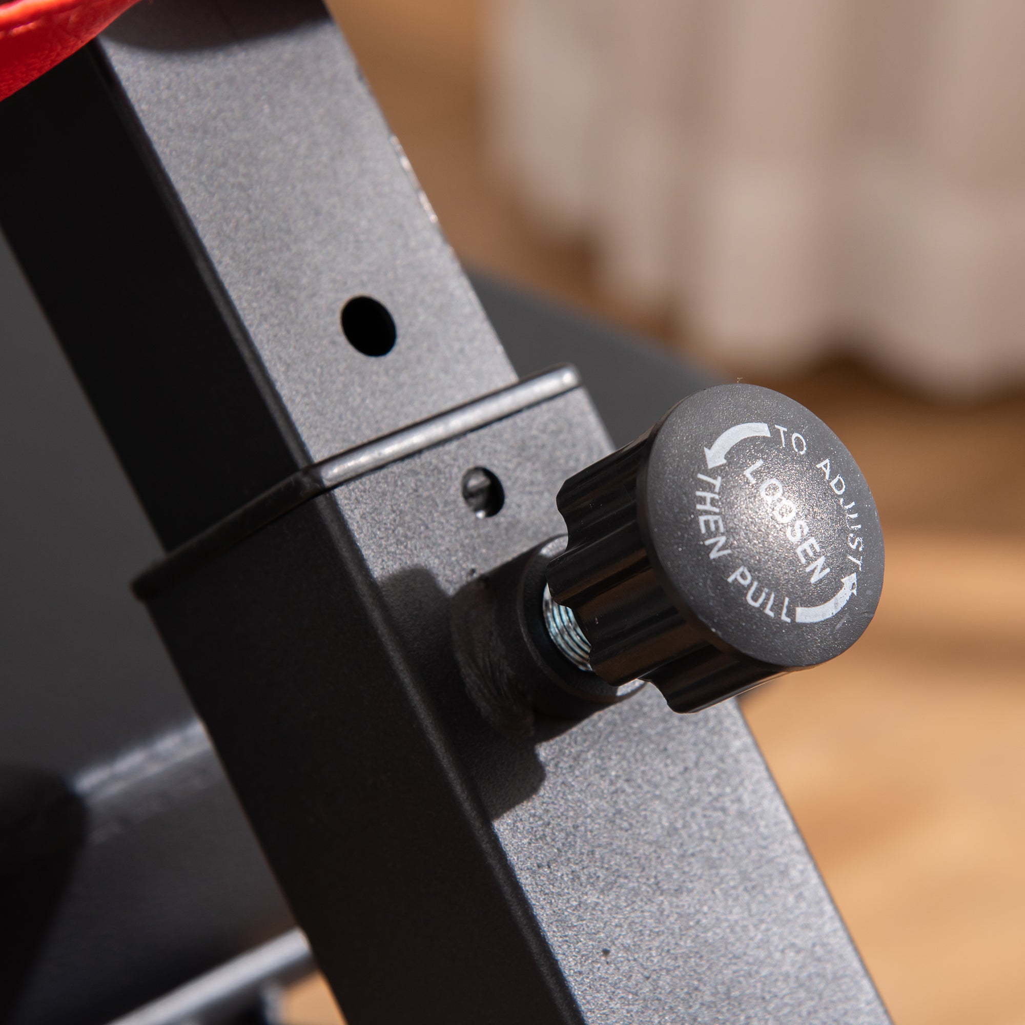 Banco de Halteres Inclinável 64x146x73.5-85cm - Negro y Rojo