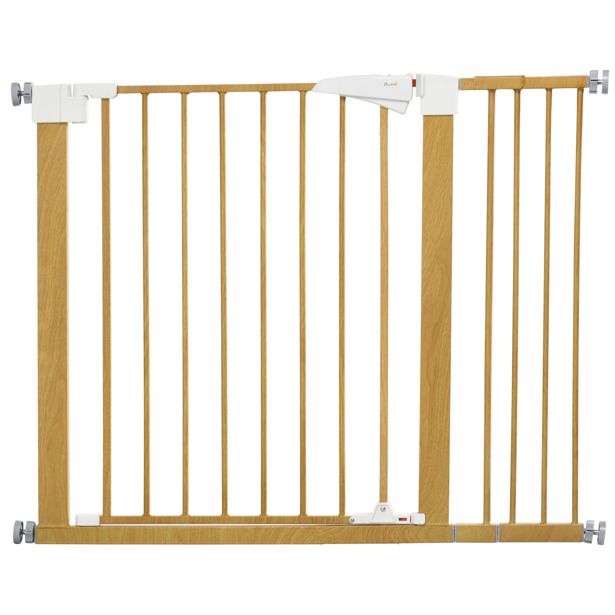 Barreira de Segurança para Cães 103x77 cm - Madeira e Branco