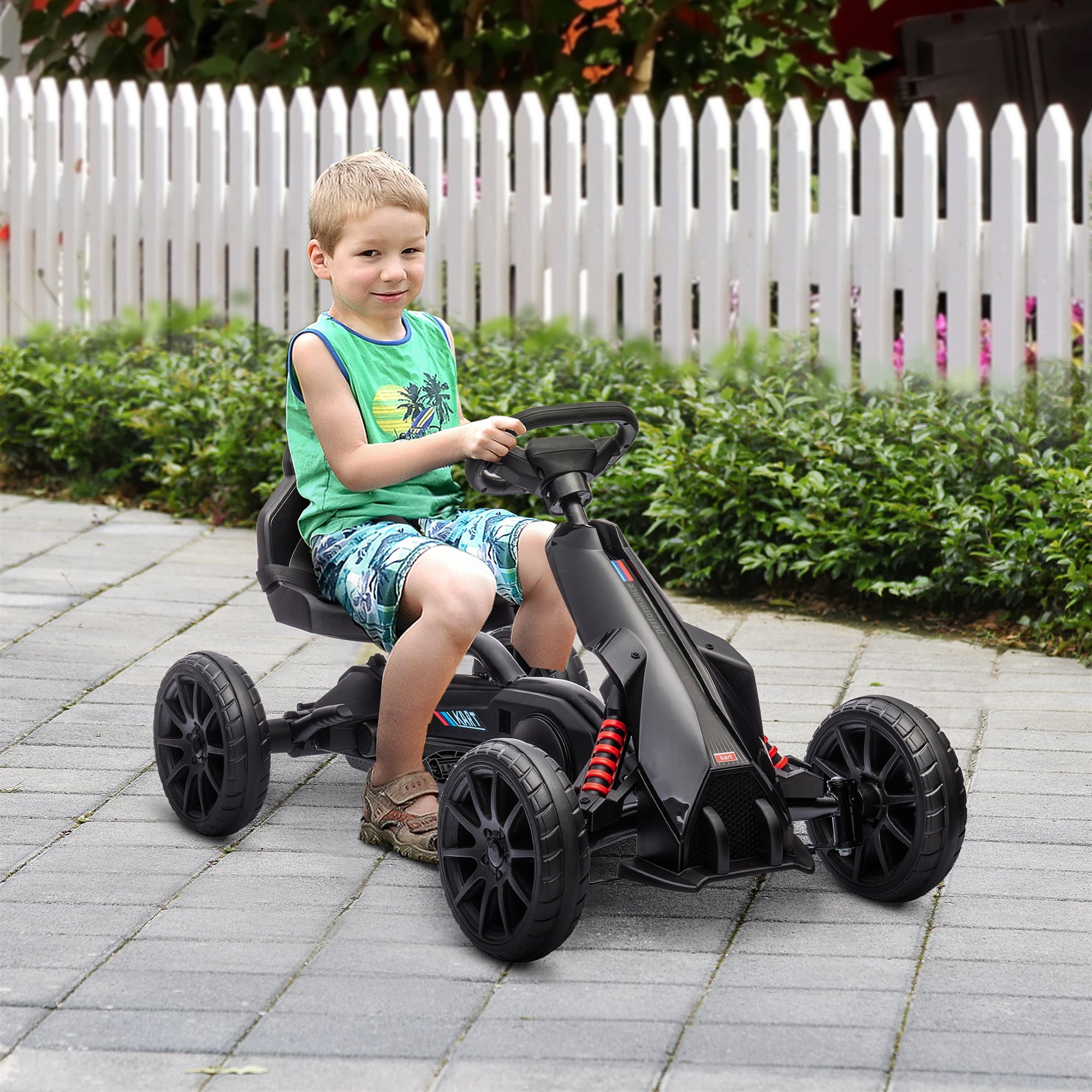 Kart a Pedais Infantil - Preto 100x58x58,5 cm