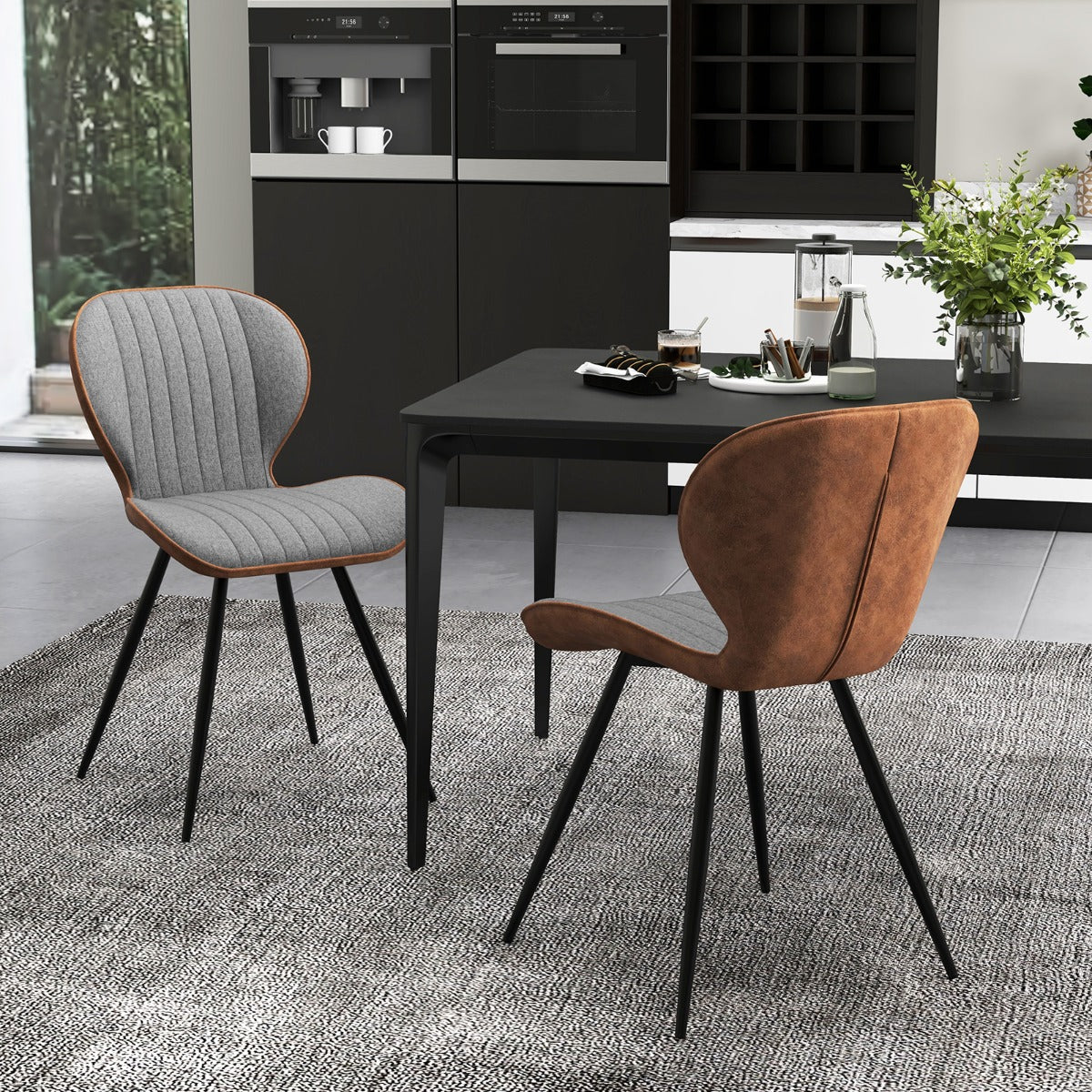 Cadeira de Jantar – Cinzento – Metal