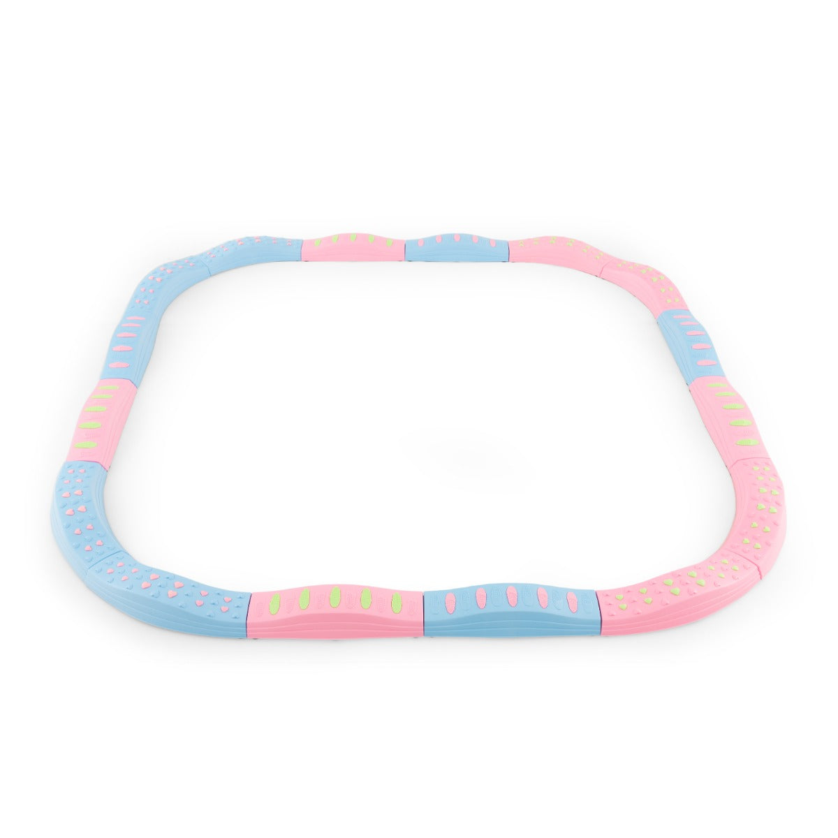 Conjunto de 20 Peças de Vigas de Equilíbrio para Crianças - Rosa