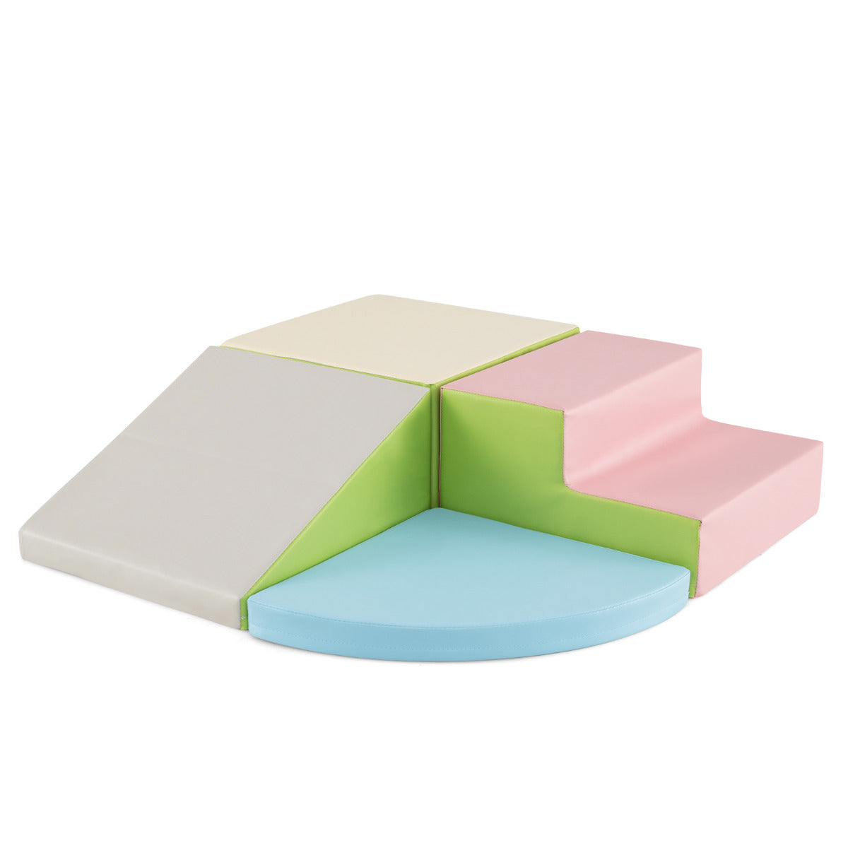 Conjunto de Blocos de Espuma – 4 Peças – Rosa