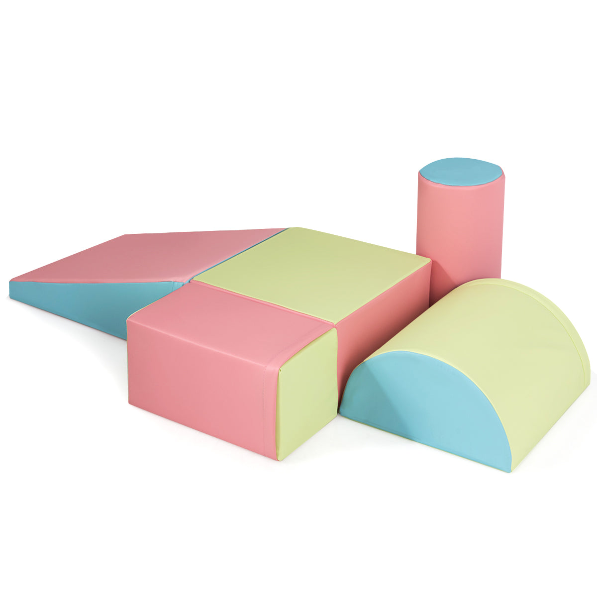 Conjunto de Grandes Blocos de Espuma para Crianças Brinquedos Educativos de Construção para Bebés