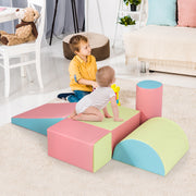Conjunto de Grandes Blocos de Espuma para Crianças Brinquedos Educativos de Construção para Bebés