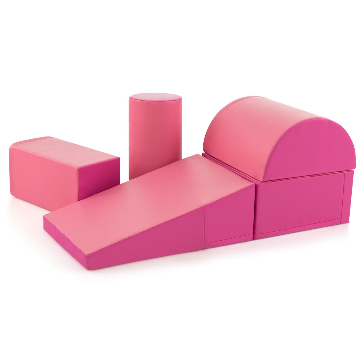 Conjunto de Blocos de Espuma para Crianças – 5 blocos – Vermelho – PU