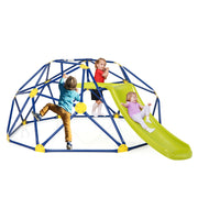 Parque Infantil de Escalada Geométrica com Escorrega - Capacidade de Carga 180 kg - Amarelo