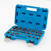 Conjunto de Extratores de Parafusos – 27 Peças – Azul – Aço Cr-Mo