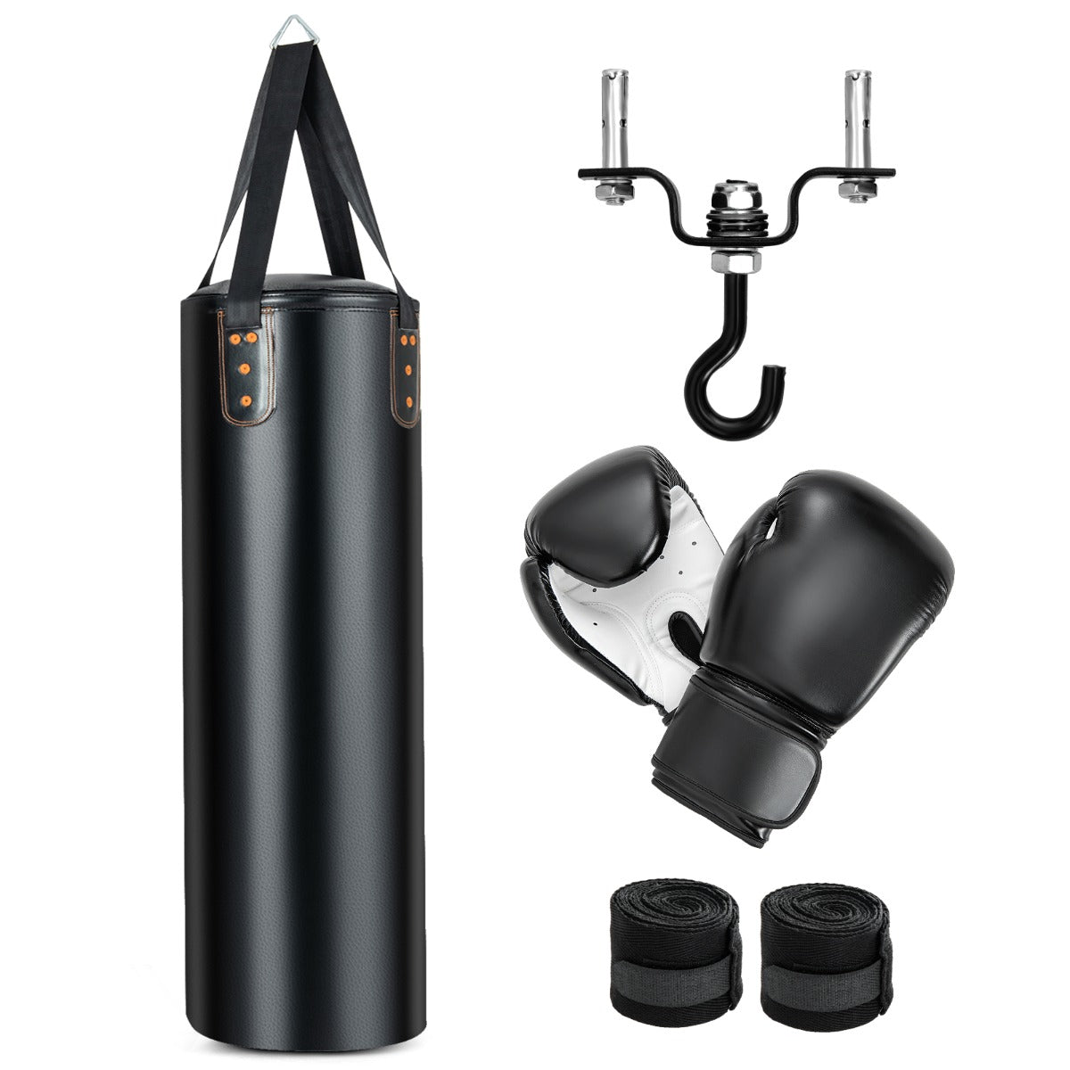 Saco de Boxe 4 em 1 – Preto – Poliuretano