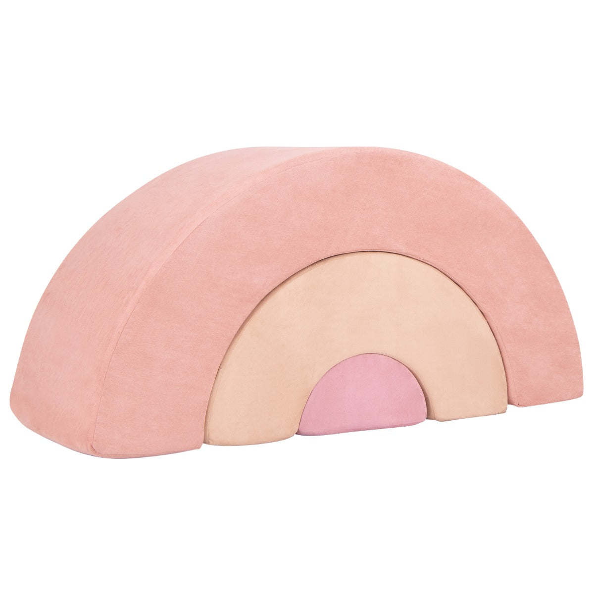 Conjunto de Escalada para Crianças – 3 Peças – Rosa – Espuma