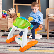 Volante Interativo para Crianças com Banco, Luz, Música e Megafone - Brinquedo Educativo Pré-Escolar