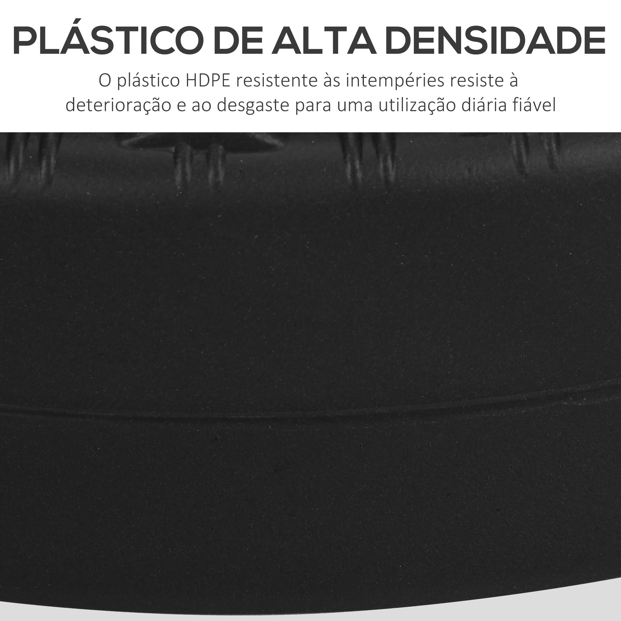 Base para Chapéu de Sol Recarregável 51x36 cm - Preto